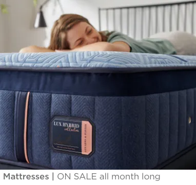 Mattresses. On Sale all month long